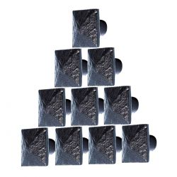 Square Cabinet Knobs 1 Inch Set of 10