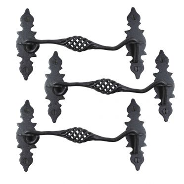 Wrought Iron Birdcage Cabin Hook 6.6 Inch Set of 3