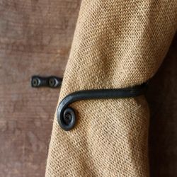  Curtain Tie Backs : Fiddlehead Design
