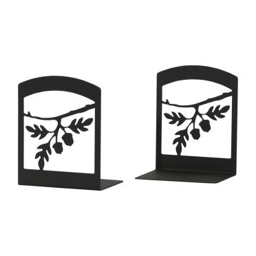 Wrought Iron Acorn Bookends