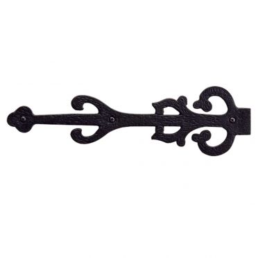 Wrought Iron Scrolled Dummy Strap Hinge 11 Inch