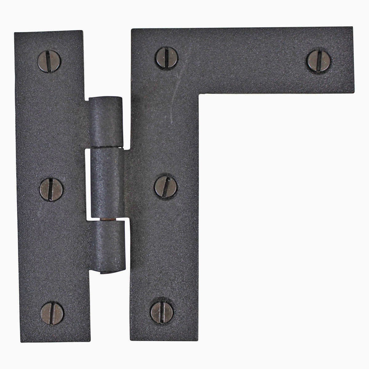 Wrought Iron Cabinet H Hinge Right Flush Mount 3 1 2 Inch H