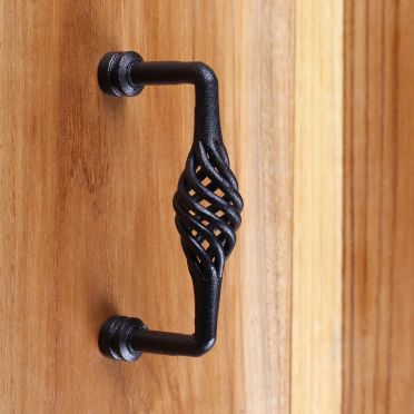 Wrought Iron Birdcage Cabinet Pull 5 Inch