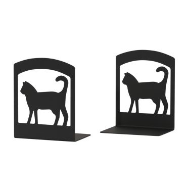 Wrought Iron Cat Bookends