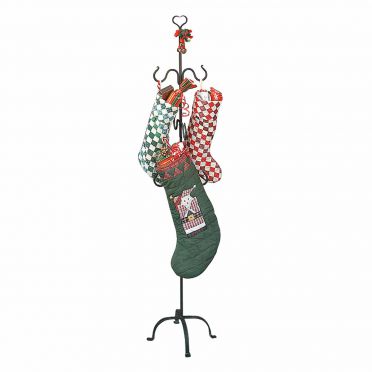 Wrought Iron Free Standing Christmas Stocking Hanger 60 Inch