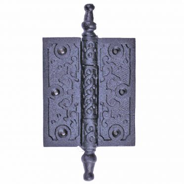 Wrought Iron Victorian Steeple Tip Butt Cabinet Hinge 5-3/4 Inch