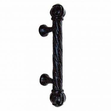 Wrought Iron Twist Door and Gate Pull 7-1/2 Inch