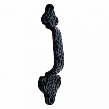 Wrought Iron Textured Door or Gate Pull 8 Inch
