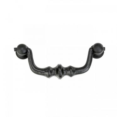 Wrought Iron Old World Drawer Bail Pull 4-1/2 Inch