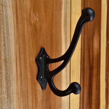 Wrought Iron Coat or Robe Hook 6-1/2 Inch