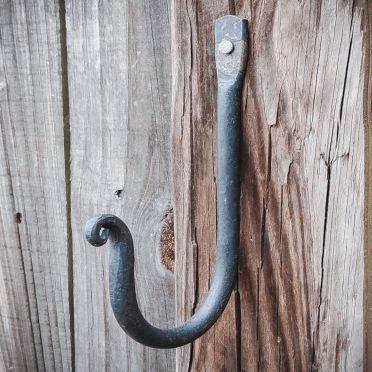 Wrought Iron J-Hook | Large
