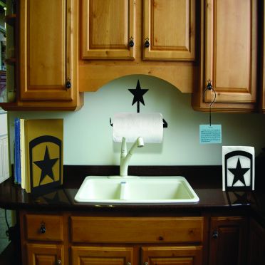 Wrought Iron Star Bookends