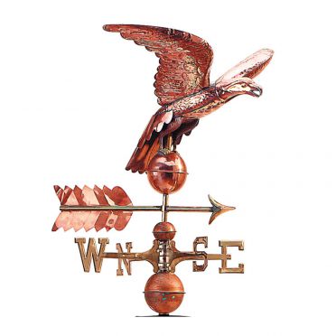 Eagle Weathervane | Full-Bodied Polished Copper