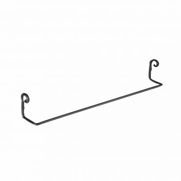 Wrought Iron Towel Bar 30 7/8 Inches | Pigtail 