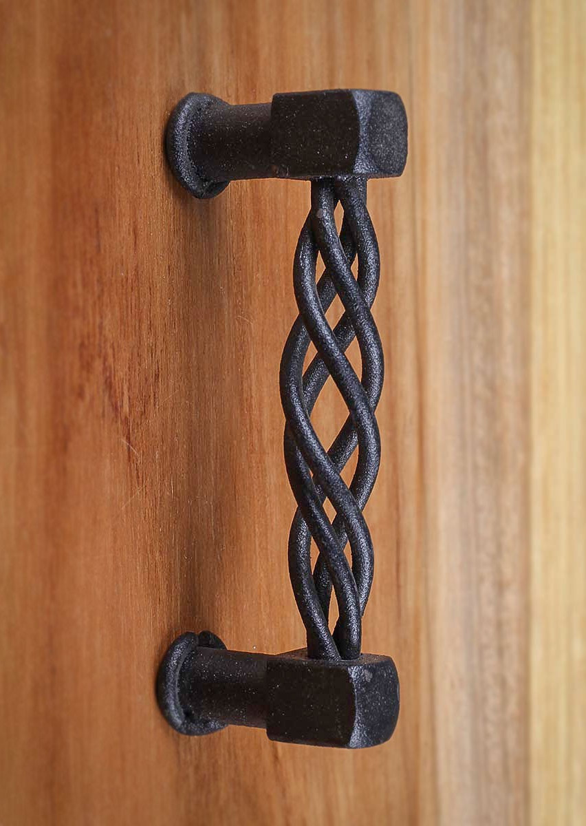 Wrought Iron Birdcage Pull 31/2 inch