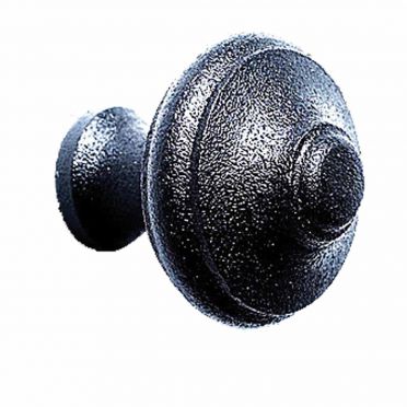 Wrought Iron Textured Round Bevel Cabinet Knob 1 inch