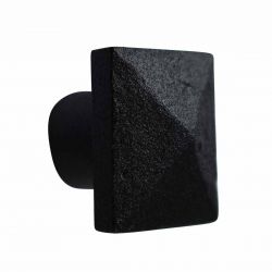 Textured Square Cabinet Knob 1-1/4 inch