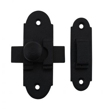 Wrought Iron Cabinet Slide Latch 3-1/4 Inch