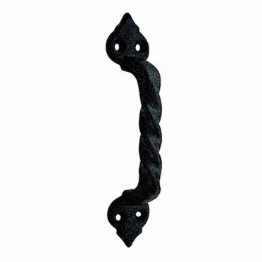 Wrought Iron Hand Forged Twisted Door Pull 5 inch