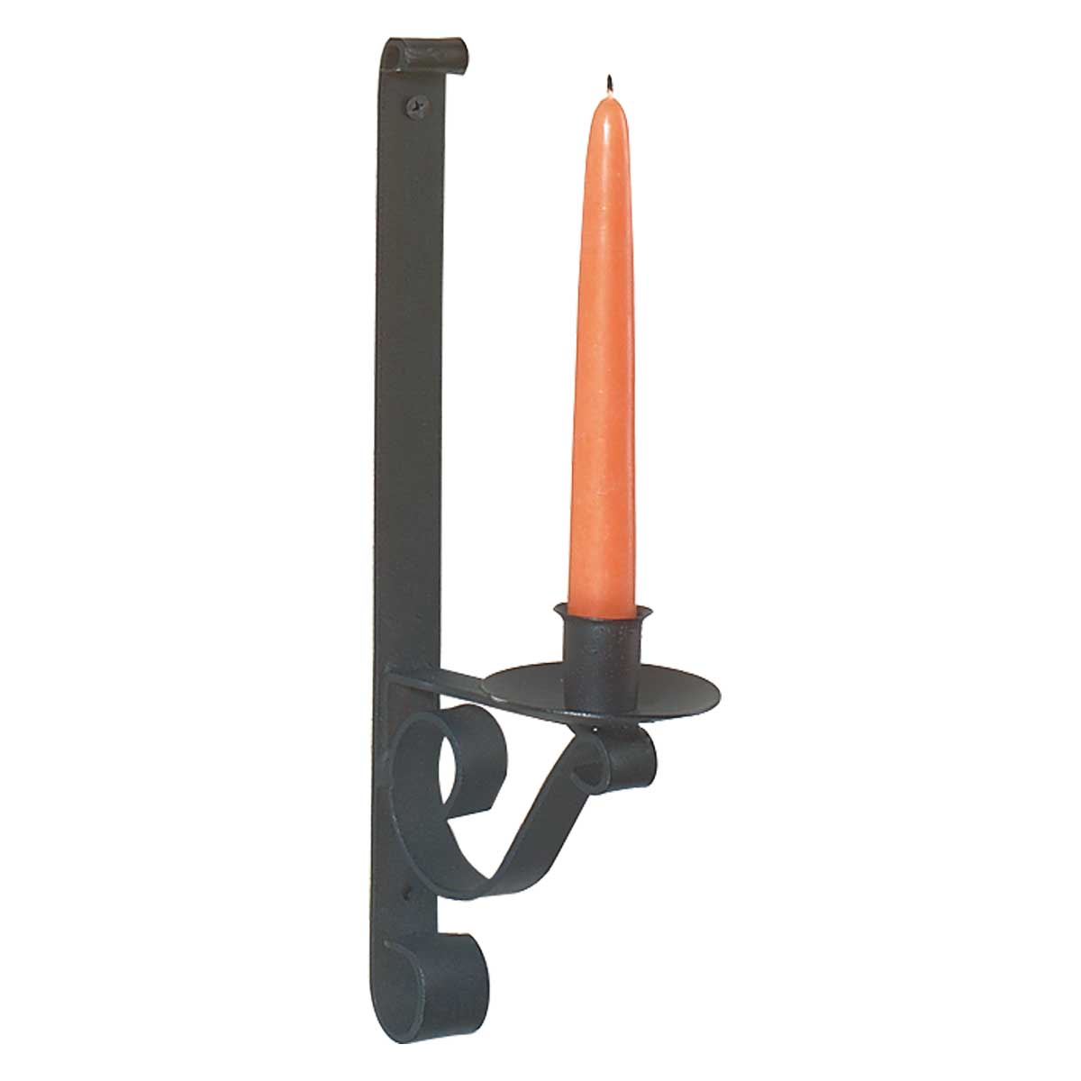 Wrought iron shop candle sconces