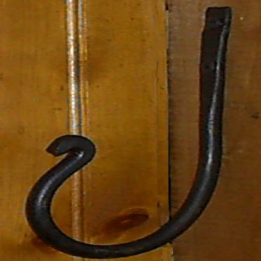 Wrought Iron J-Hook | Large