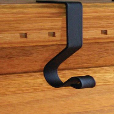 Wrought Iron Mantel Hook | 5 inch |  Mantle Hanger