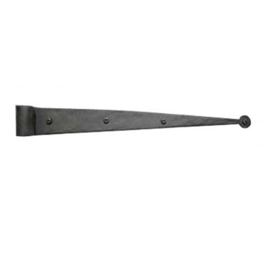 Wrought Iron Heavy Duty Bean Pintle Gate Hinge Strap Only 17-3/4 Inch