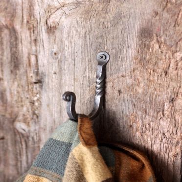 Wrought Iron Twisted Wall Hook